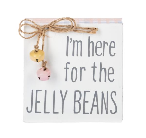 Candy Message Blocks - Jelly Beans & Chocolate