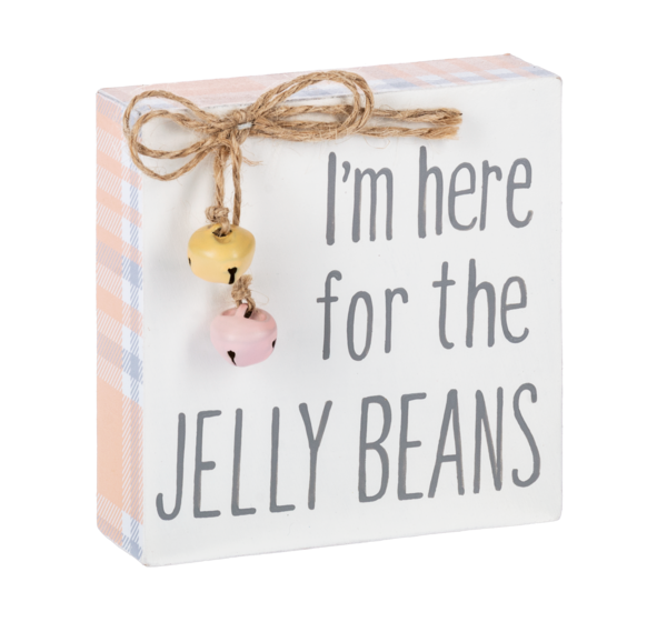 Candy Message Blocks - Jelly Beans & Chocolate