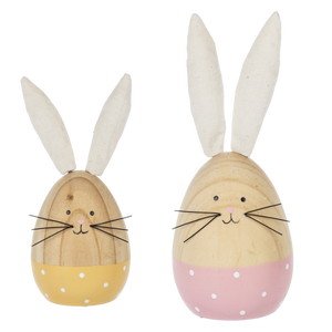 Bunny Egg Figurine Set