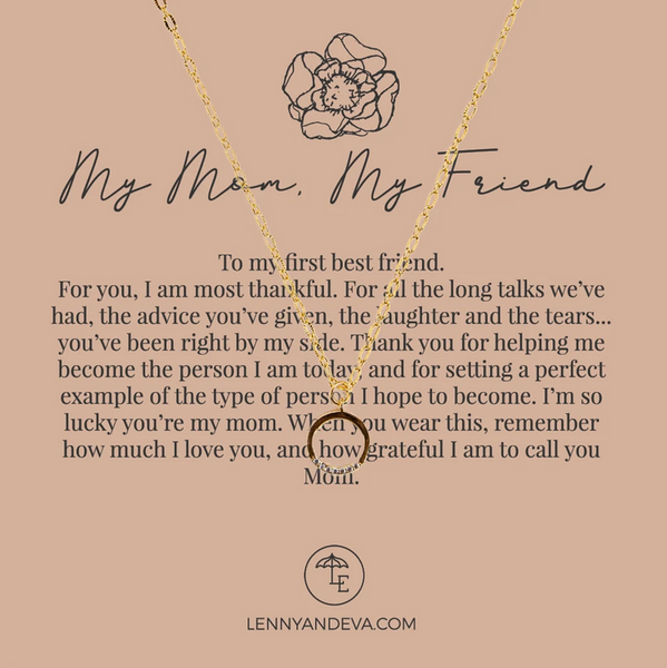 Lenny & Eva Mom Necklace-Mom & Friend