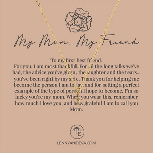 Lenny & Eva Mom Necklace-Mom & Friend