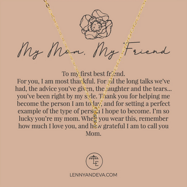 Lenny & Eva Mom Necklace-Mom & Friend
