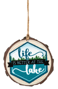 Lake Ornaments - Life Is Better At The Lake & Lake Rules