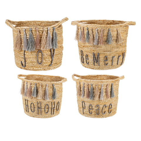 Woven Holiday Baskets