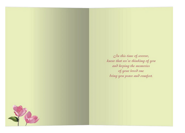 Peace And Comfort Sympathy Card
