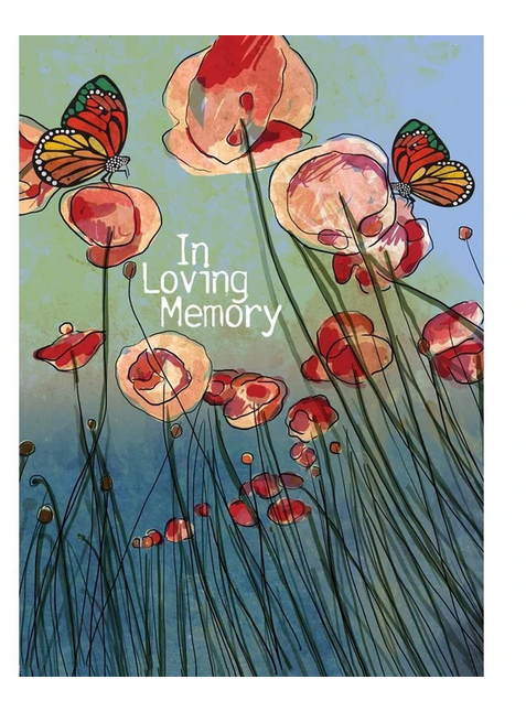 Poppies Remembrance Sympathy Card