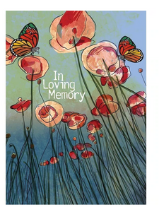Poppies Remembrance Sympathy Card