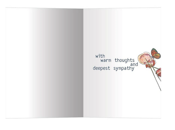 Poppies Remembrance Sympathy Card