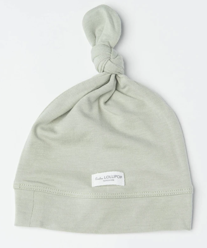 Top Knot Beanie in TENCEL™ - Sage