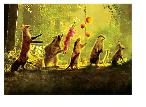 Secret Parade Birthday Card