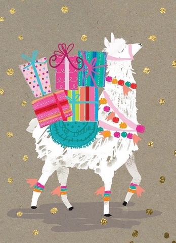 Shama Llama Birthday Card