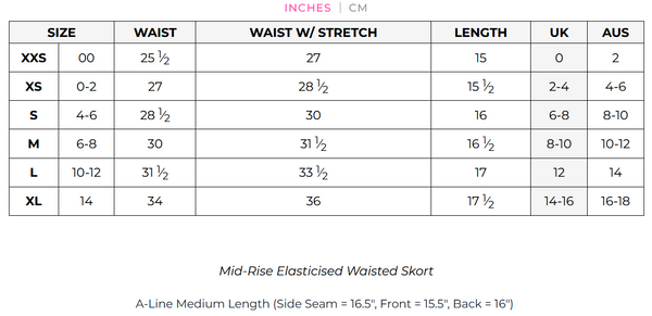 Pull-On Ruffle Stretch Skort 16.5" | The Secret