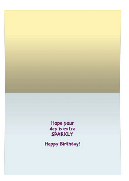 Extra Sparkly Birthday Card
