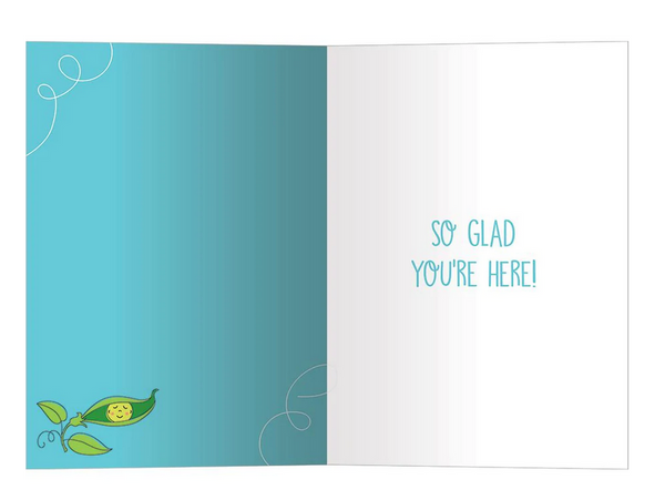 Welcome Sweet Pea New Baby Card