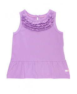 Lilac Ruffle Peplum Tank