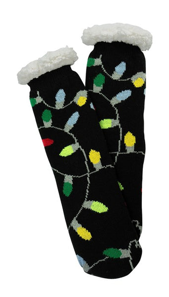 Two Left Feet Holiday Boot Slipper Socks