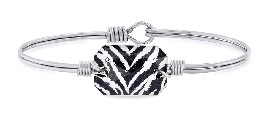 Luca + Danni Dylan Bangle Bracelet in Zebra